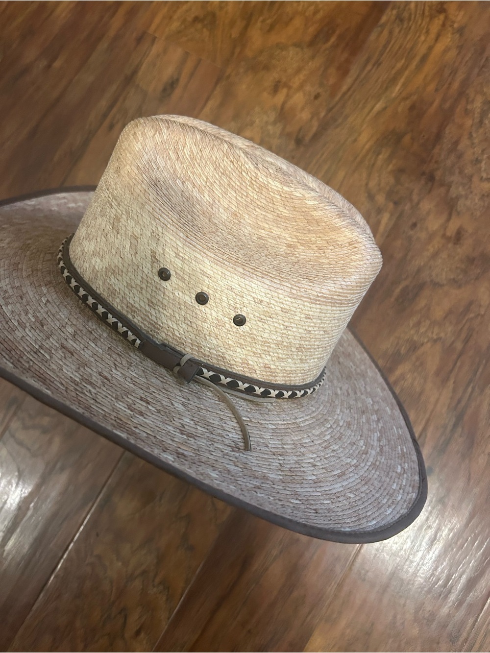 RESISTOL BIG SPENDER PINCH FRONT STRAW COWBOY HAT